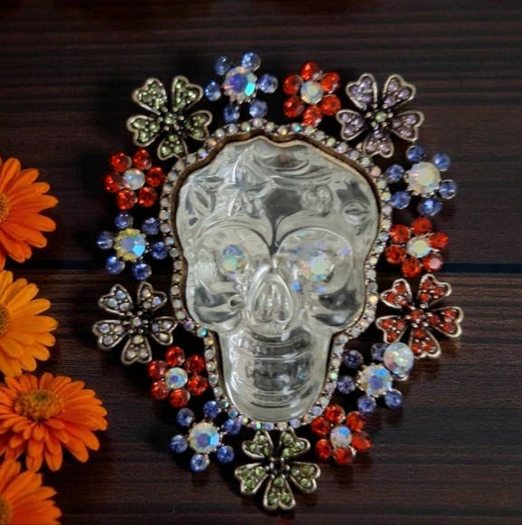 Jewelry - SUGAR SKULL BROOCH